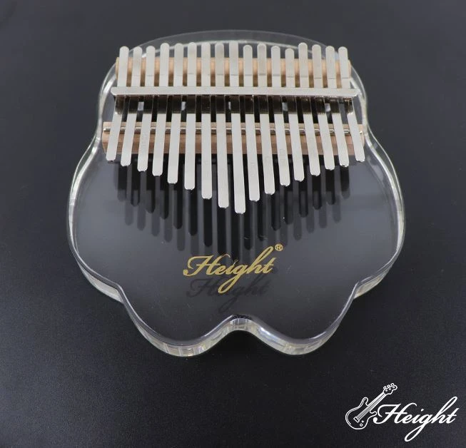 Crystal 17 Key Transparent Cartoon Shape Thumb Piano