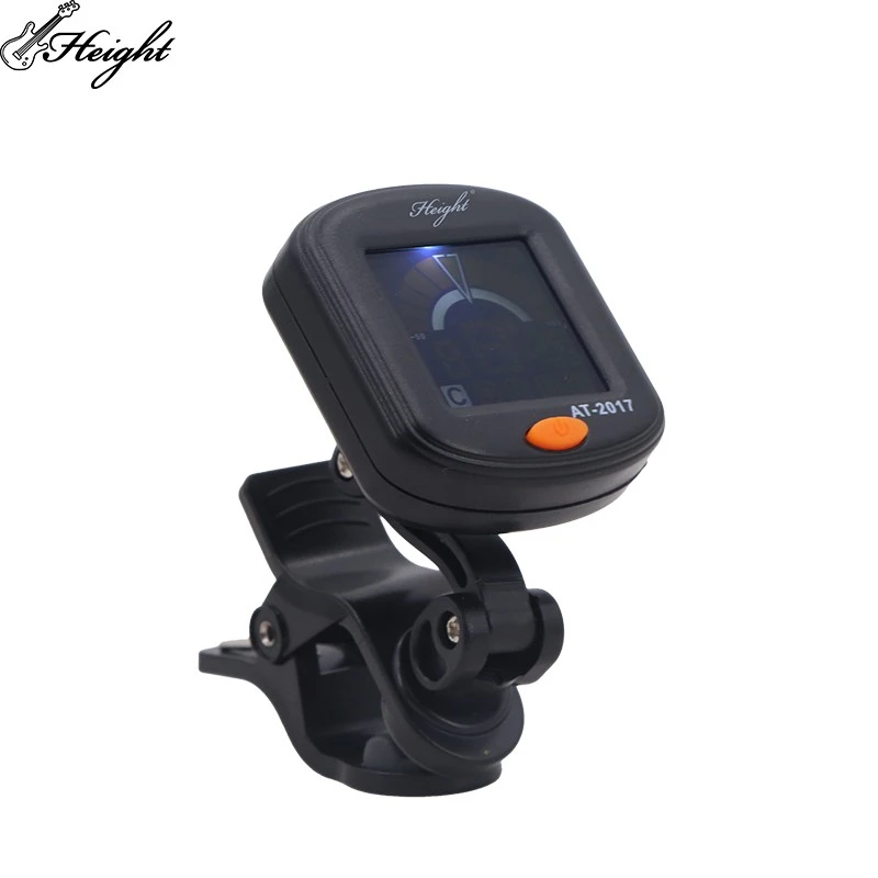 Portable Plastic Instrument Tuner For Guitar & Bass-Built-In Rechargeable Battery OEM Accepted Factory Direct Sale price