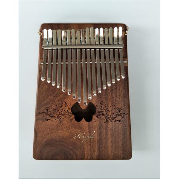Papiyon Koa Wood 17 Key Kalimba Instrument