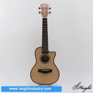 23 pous Kabòn fisèl Sapele bwa ukulele