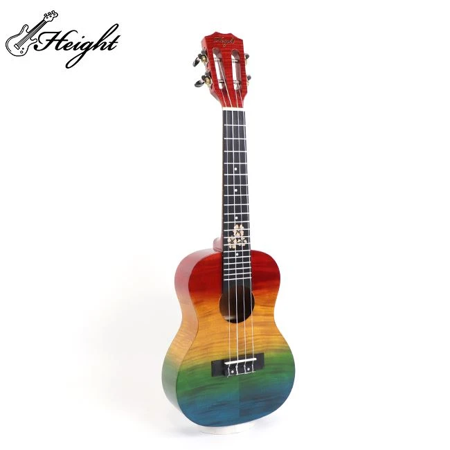 High Gloss Rainbow Concert Ukulele