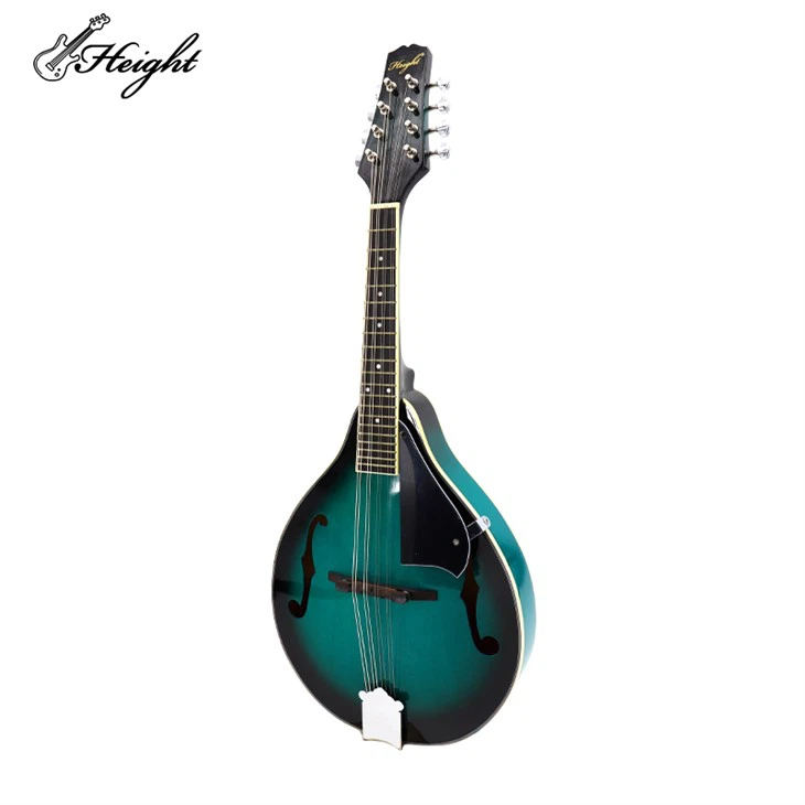 Mini Mandolin High Gloss Blue 6 Strings Mandolin